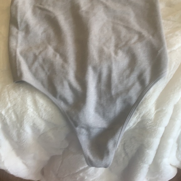 Gray stretchy body suit - Picture 2 of 3